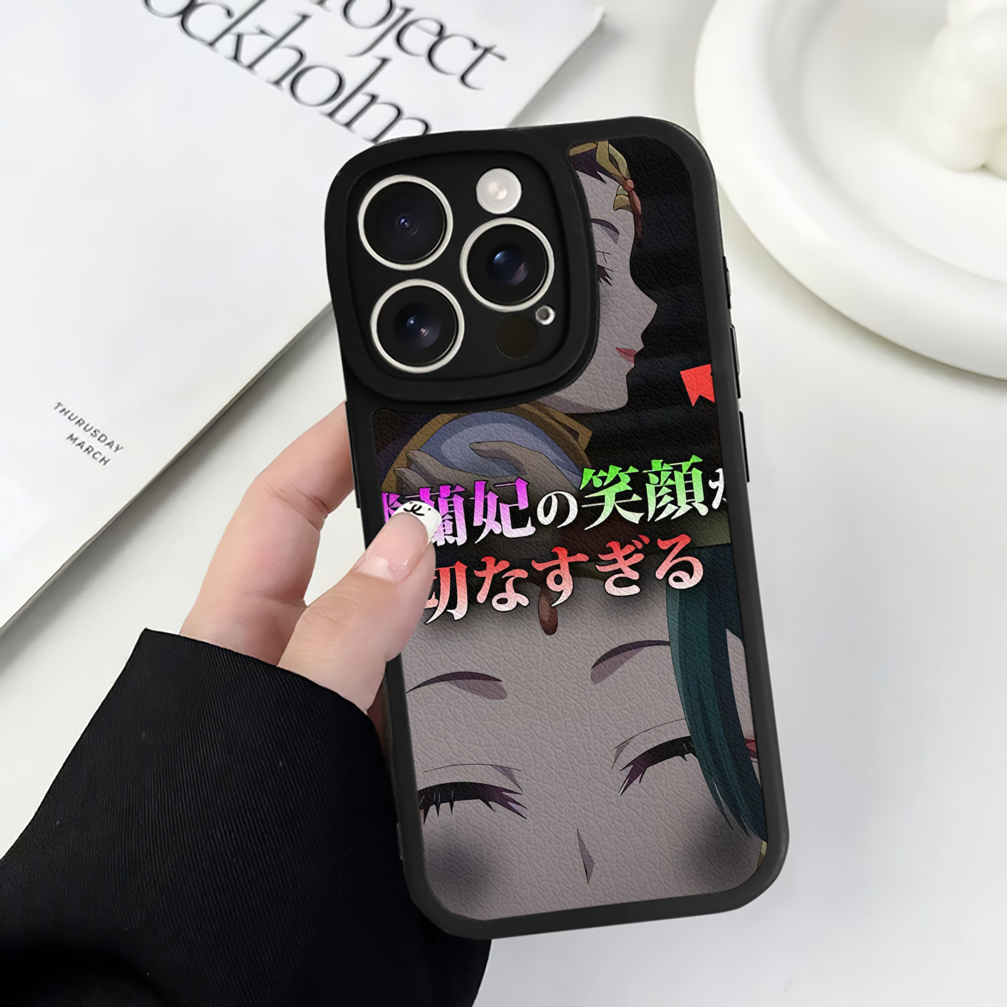 薬屋のひとりごと The Apothecary Diaries 【iPhone 16シリーズ対応】シリコンスマホケース（レザー調） 材質：シリコン